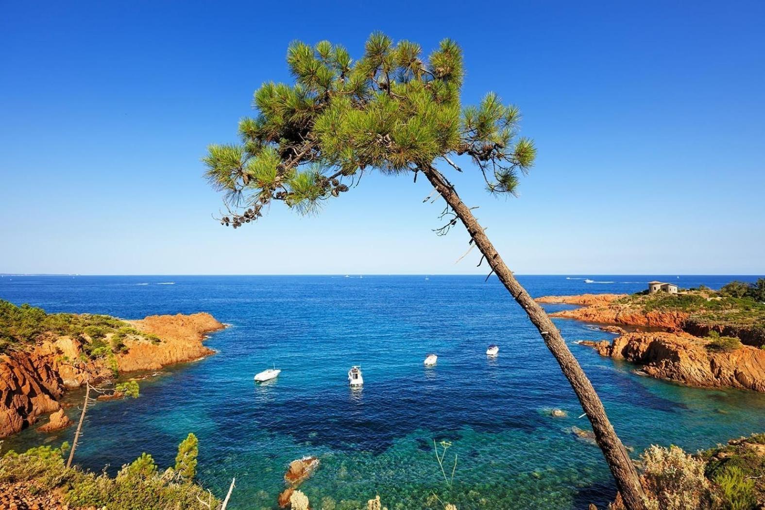 Duplex, Vue Panoramique Sur La Mediterranee, Piscine, Garage Saint-Raphaël エクステリア 写真