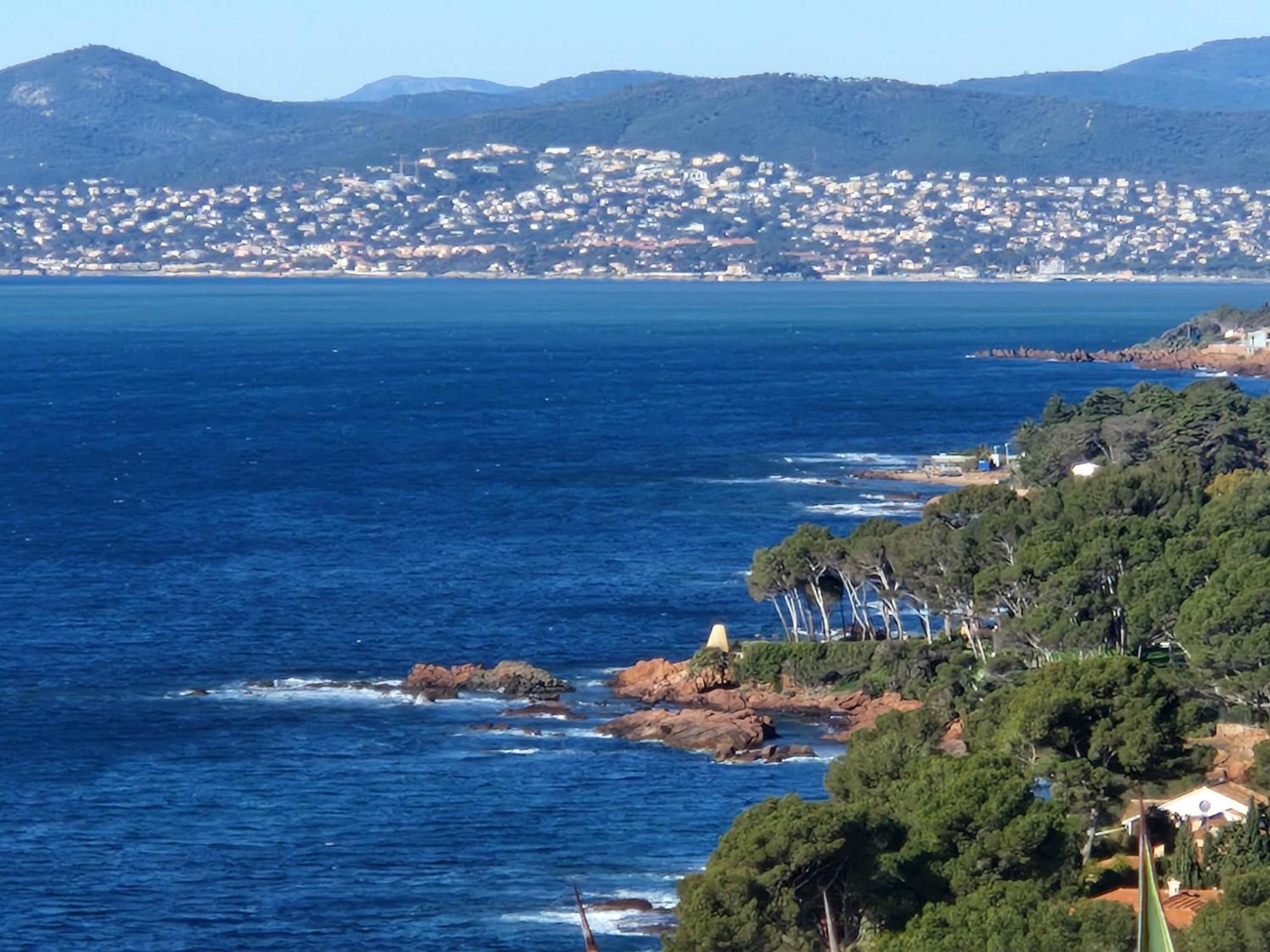 Duplex, Vue Panoramique Sur La Mediterranee, Piscine, Garage Saint-Raphaël エクステリア 写真